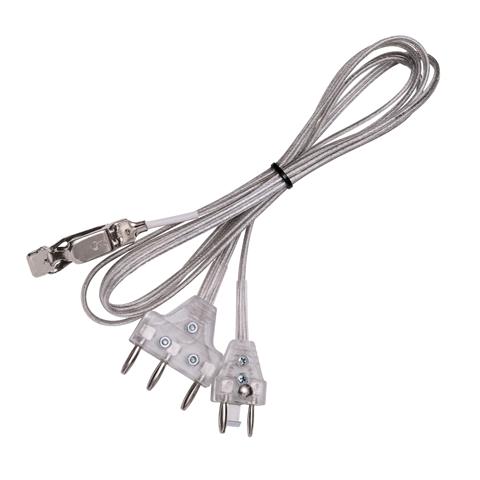 Foil/Sabre 2-Pin Body Wire Transparent Plugs