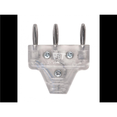 Cable Plug 3-Pin Transparent