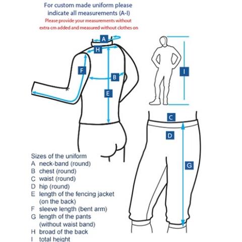 Fencing pants FIE 800 N PRIMERA for men non-stock special order item