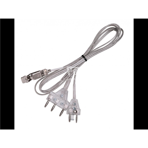 Foil/Sabre 2-Pin Body Wire Transparent Plugs