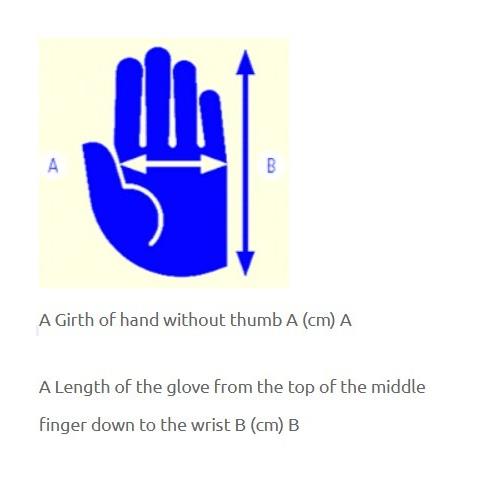 Light sparring/rapier HEMA glove (PAIR)